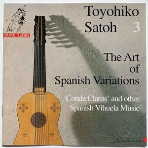 Toyohiko Satoh The Art Of Spanish Variations CD Classical Vihuela Lute Baroque